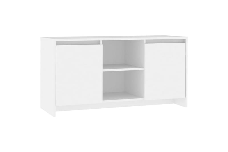 TV-taso valkoinen 102x37,5x52,5 cm lastulevy - Valkoinen - Huonekalut - TV- & Mediakalusteet - Tv taso & Mediataso