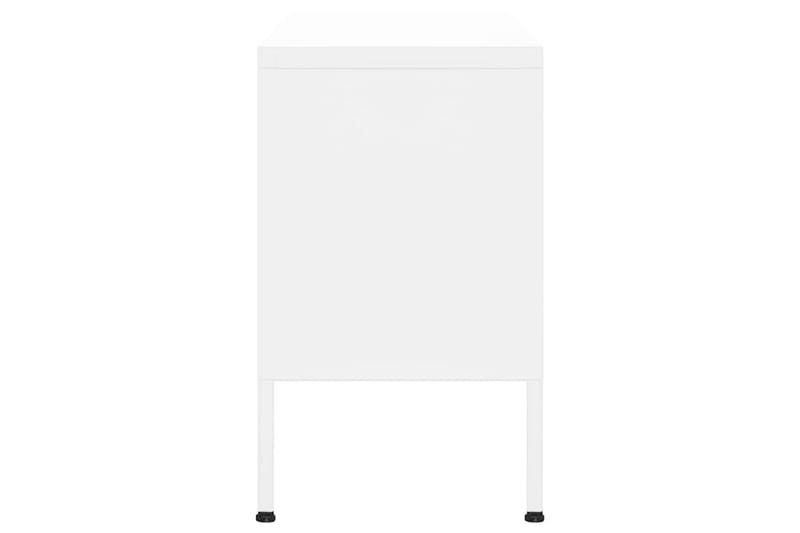 TV-taso valkoinen 105x35x50 cm teräs - Huonekalut - TV- & Mediakalusteet - Tv taso & Mediataso