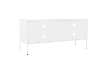 TV-taso valkoinen 105x35x50 cm teräs - Huonekalut - TV- & Mediakalusteet - Tv taso & Mediataso