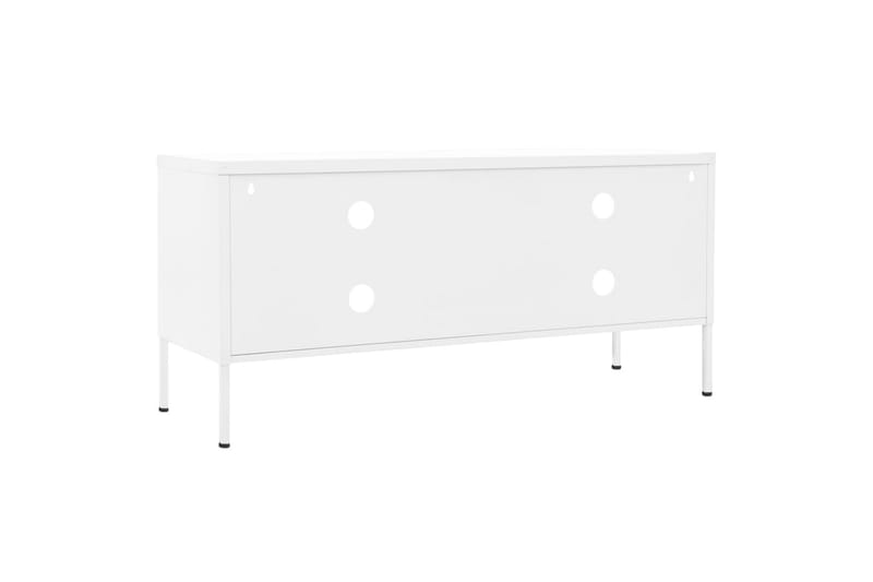 TV-taso valkoinen 105x35x50 cm teräs - Huonekalut - TV- & Mediakalusteet - Tv taso & Mediataso