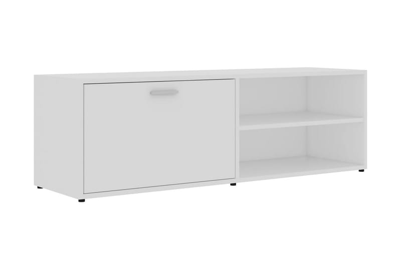 TV-taso valkoinen 120x34x37 cm lastulevy - Valkoinen - Huonekalut - TV- & Mediakalusteet - Tv taso & Mediataso