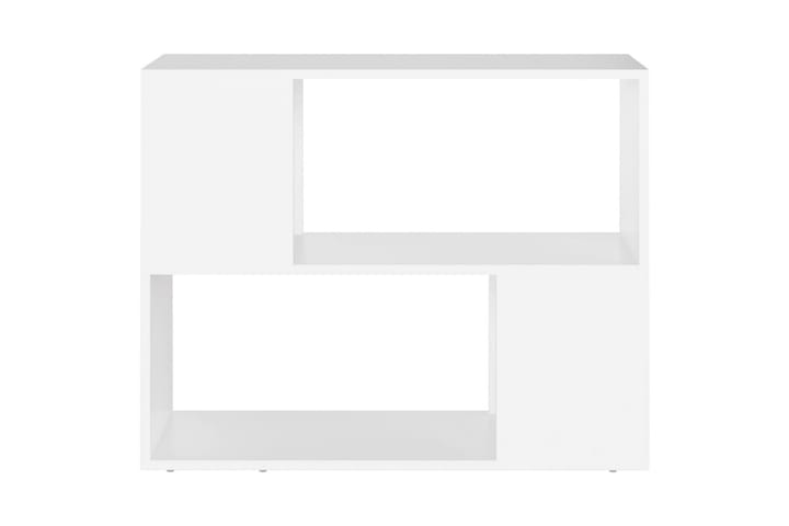 TV-taso valkoinen 80x24x63 cm lastulevy - Valkoinen - Tv taso & Mediataso