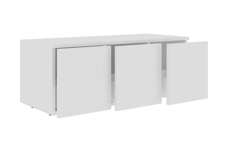 TV-taso valkoinen 80x34x30 cm lastulevy - Huonekalut - TV- & Mediakalusteet - Tv taso & Mediataso