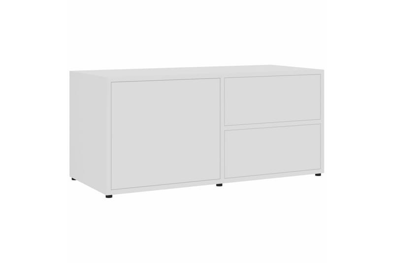 TV-taso valkoinen 80x34x36 cm lastulevy - Huonekalut - TV- & Mediakalusteet - Tv taso & Mediataso