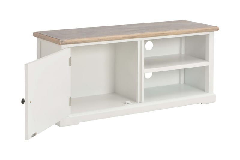 TV-taso valkoinen 90x30x40 cm puu - Valkoinen - Huonekalut - TV- & Mediakalusteet - Tv taso & Mediataso