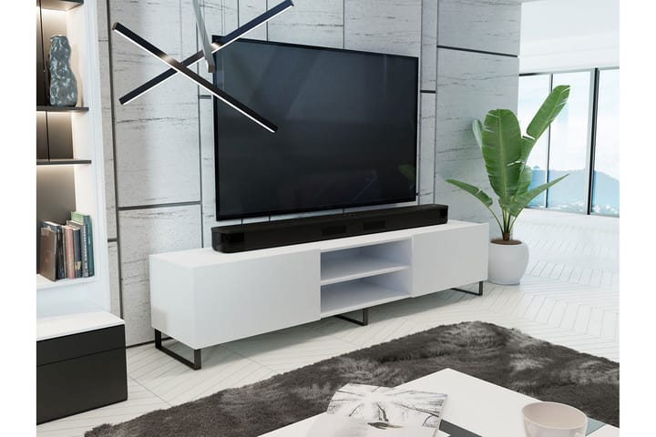 TV-Taso - Valkoinen - Tv taso & Mediataso