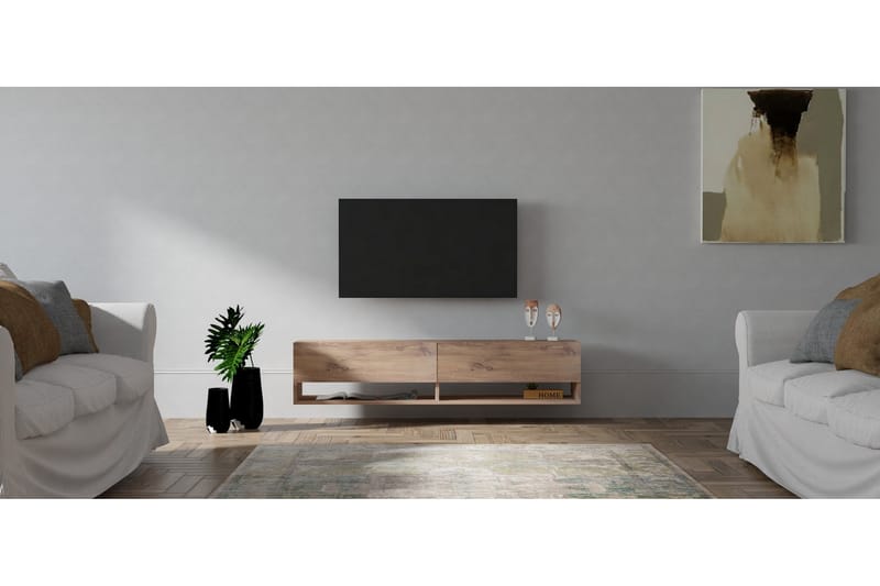 TV-taso Vallamor 141 cm - Luonnonväri - Huonekalut - TV- & Mediakalusteet - Tv taso & Mediataso