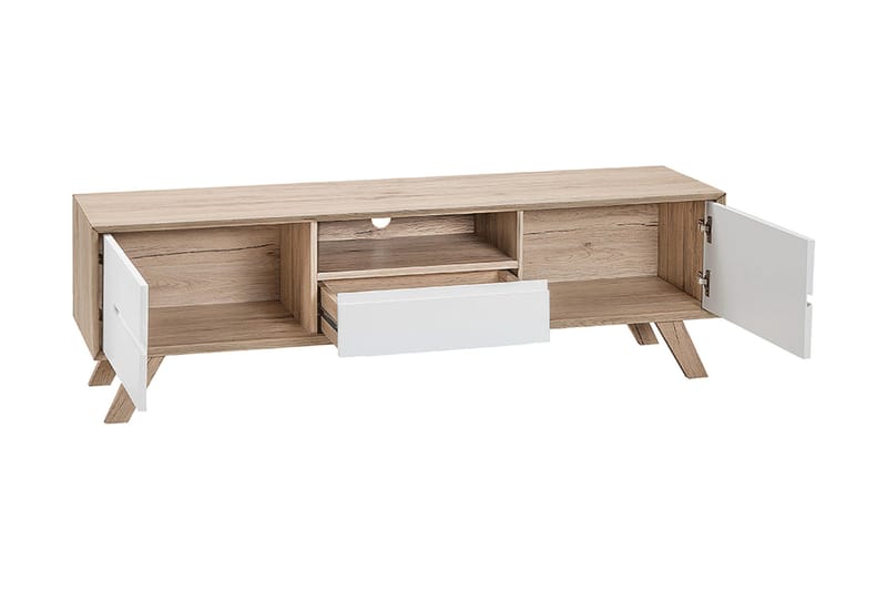 TV-taso Vallone 150 cm - Valkoinen - Huonekalut - TV- & Mediakalusteet - Tv taso & Mediataso