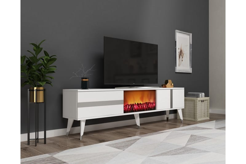 Tv-taso Vania 150 cm - Hopea - Huonekalut - TV- & Mediakalusteet - Tv taso & Mediataso