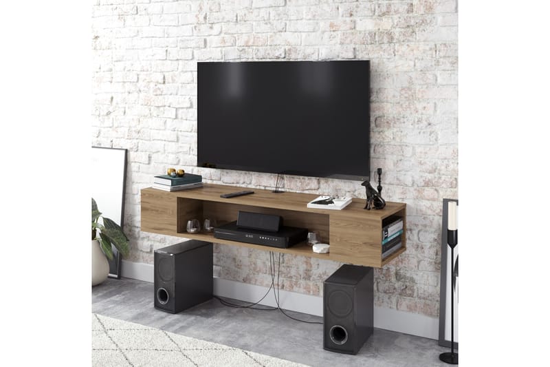 TV-taso Vevelhult 135 cm - Ruskea - Huonekalut - TV- & Mediakalusteet - Tv taso & Mediataso