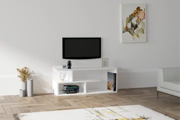 TV-taso Violaceae 100x40 cm - Valkoinen - Huonekalut - TV- & Mediakalusteet - Tv taso & Mediataso