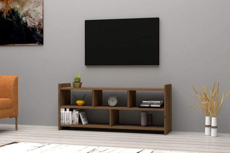TV-taso Violaceae 120x55 cm - Ruskea - Huonekalut - TV- & Mediakalusteet - Tv taso & Mediataso
