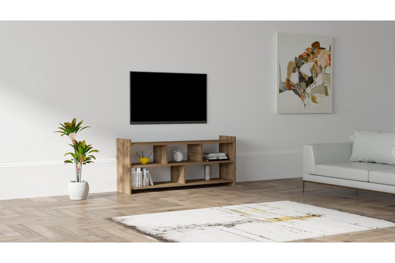 TV-taso Violaceae 120x55 cm - Ruskea - Huonekalut - TV- & Mediakalusteet - Tv taso & Mediataso