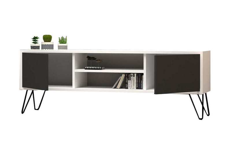 TV-taso Violaceae 140x50 cm - Valkoinen - Huonekalut - TV- & Mediakalusteet - Tv taso & Mediataso