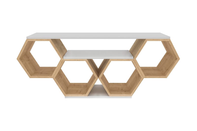 TV-taso Violaceae 140x55,5 cm - Valkoinen - Huonekalut - TV- & Mediakalusteet - Tv taso & Mediataso