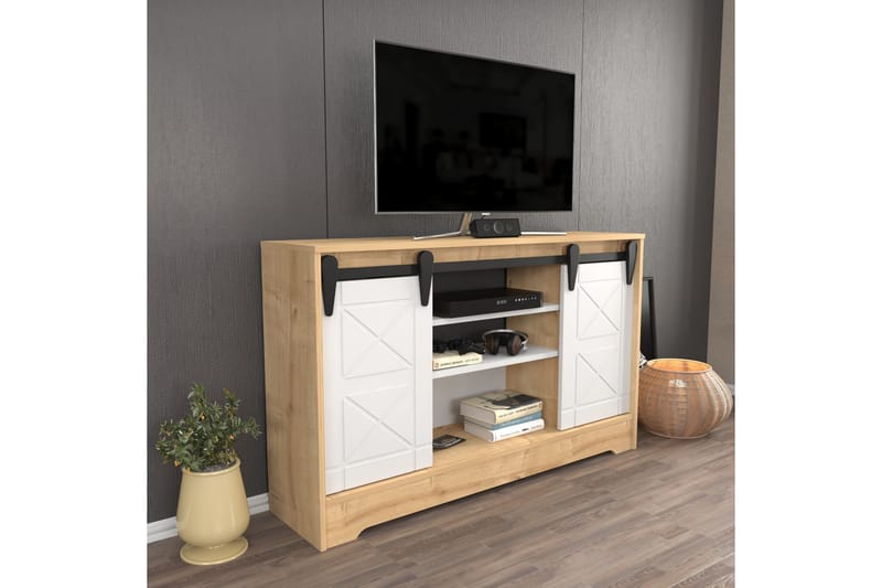 TV-taso Violaceae 140x85 cm - Sininen - Huonekalut - TV- & Mediakalusteet - Tv taso & Mediataso