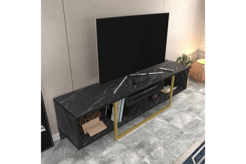 TV-taso Violaceae 150x40 cm - Musta - Huonekalut - TV- & Mediakalusteet - Tv taso & Mediataso