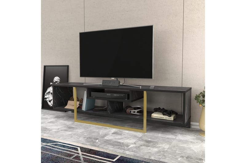 TV-taso Violaceae 150x40 cm - Musta - Huonekalut - TV- & Mediakalusteet - Tv taso & Mediataso