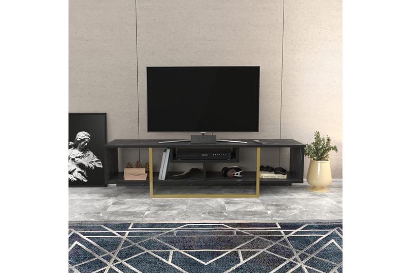TV-taso Violaceae 150x40 cm - Musta - Huonekalut - TV- & Mediakalusteet - Tv taso & Mediataso
