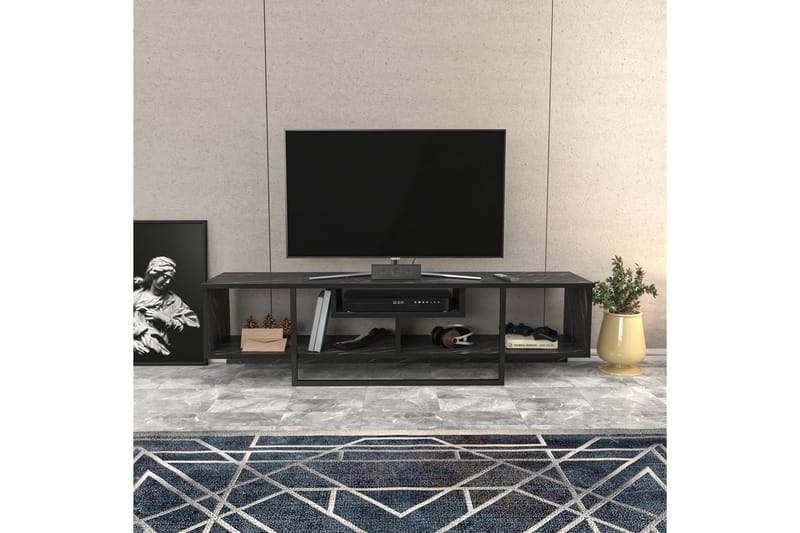 TV-taso Violaceae 150x40 cm - Musta - Huonekalut - TV- & Mediakalusteet - Tv taso & Mediataso