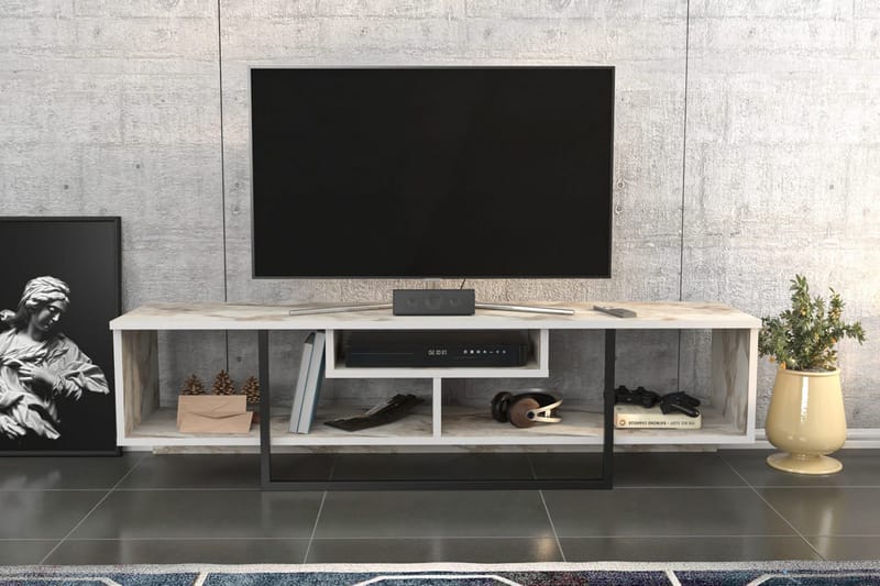 TV-taso Violaceae 150x40 cm - Musta - Huonekalut - TV- & Mediakalusteet - Tv taso & Mediataso