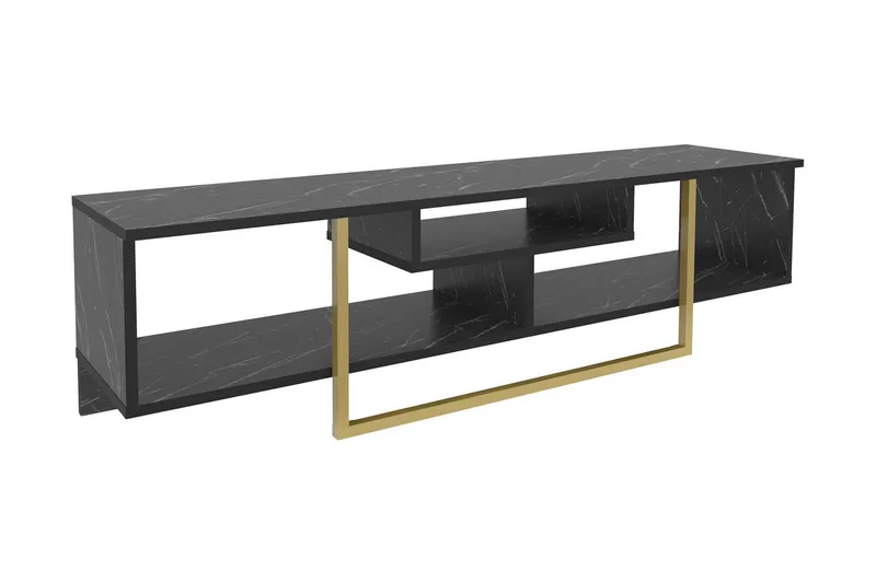 TV-taso Violaceae 150x40 cm, Musta