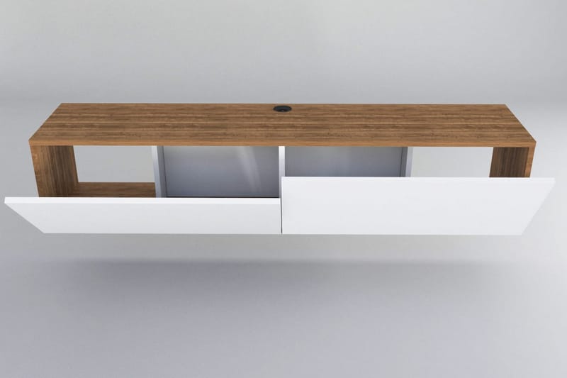 TV-taso Violaceae 159,7x34,1 cm - Valkoinen - Huonekalut - TV- & Mediakalusteet - Tv taso & Mediataso