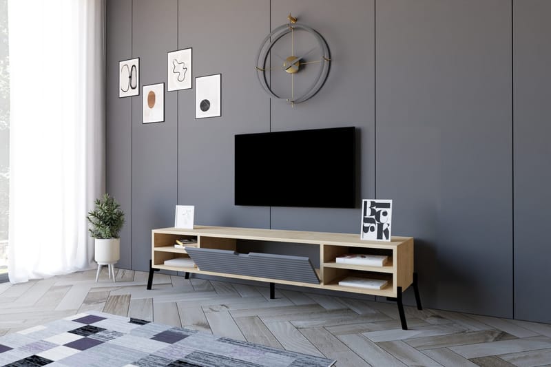 TV-taso Violaceae 160x36 cm - Sininen - Huonekalut - TV- & Mediakalusteet - Tv taso & Mediataso