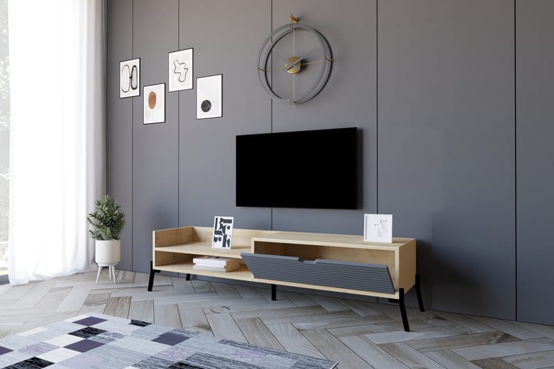 TV-taso Violaceae 160x36 cm - Sininen - Huonekalut - TV- & Mediakalusteet - Tv taso & Mediataso
