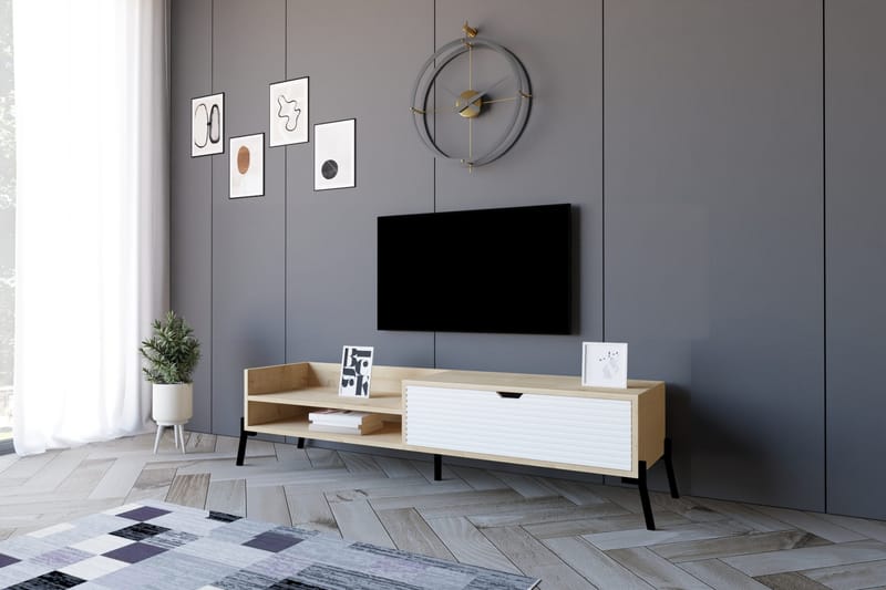 TV-taso Violaceae 160x36 cm - Sininen - Huonekalut - TV- & Mediakalusteet - Tv taso & Mediataso