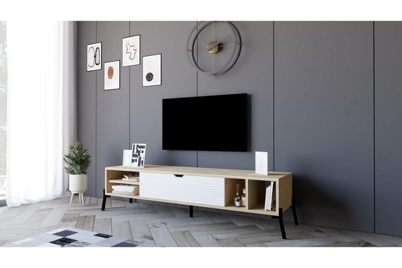 TV-taso Violaceae 160x36 cm - Sininen - Huonekalut - TV- & Mediakalusteet - Tv taso & Mediataso