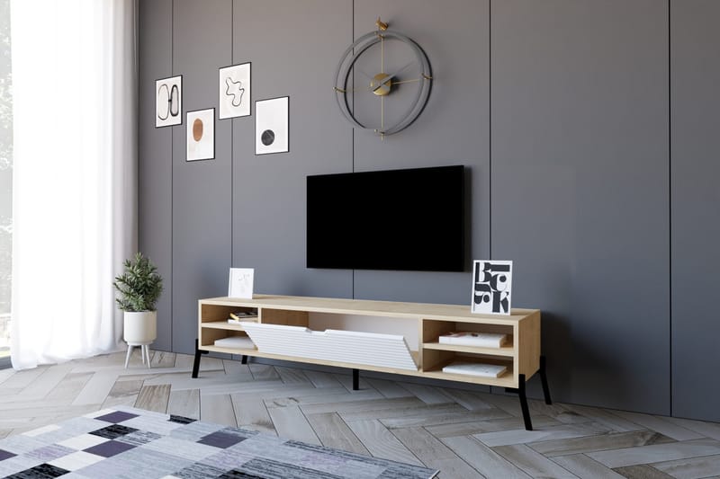 TV-taso Violaceae 160x36 cm - Sininen - Huonekalut - TV- & Mediakalusteet - Tv taso & Mediataso