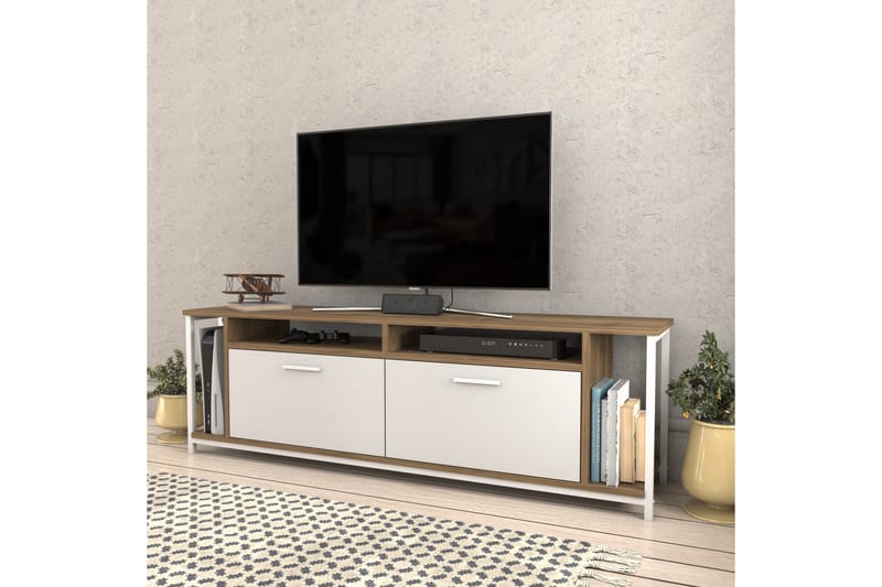 TV-taso Violaceae 160x50,8 cm - Valkoinen - Huonekalut - TV- & Mediakalusteet - Tv taso & Mediataso