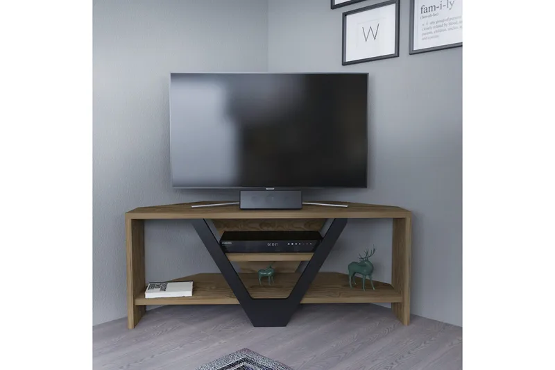 TV-taso Violaceae 90x36,8 cm - Ruskea - Huonekalut - TV- & Mediakalusteet - Tv taso & Mediataso