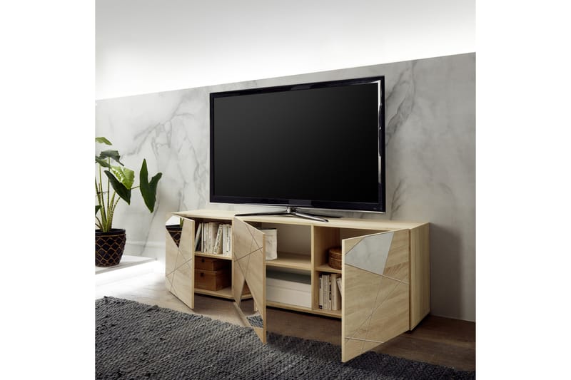 TV-taso Vittoria 181 cm Beige - Lc Spa - Huonekalut - TV- & Mediakalusteet - Tv taso & Mediataso