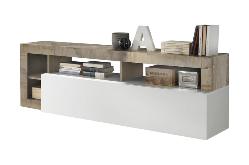TV-taso Wedel 42x184 cm - Valkoinen - Huonekalut - TV- & Mediakalusteet - Tv taso & Mediataso