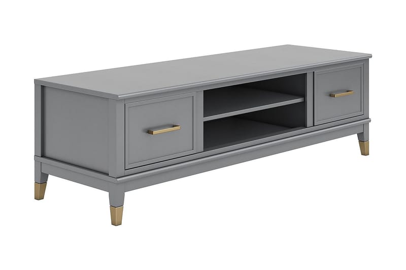 TV-taso Westerleigh 152x50 cm Grafiitinharmaa, undefined