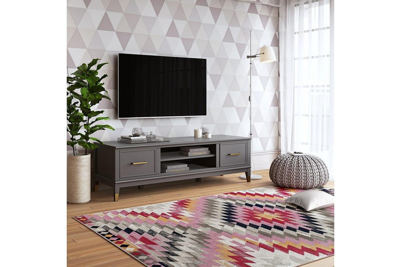 TV-taso Westerleigh 152x50 cm Grafiitinharmaa - Huonekalut - TV- & Mediakalusteet - Tv taso & Mediataso
