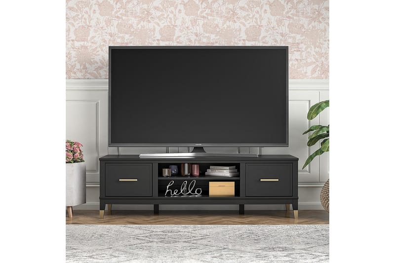 TV-taso Westerleigh 152x50 cm Musta - CosmoLiving - Huonekalut - TV- & Mediakalusteet - Tv taso & Mediataso