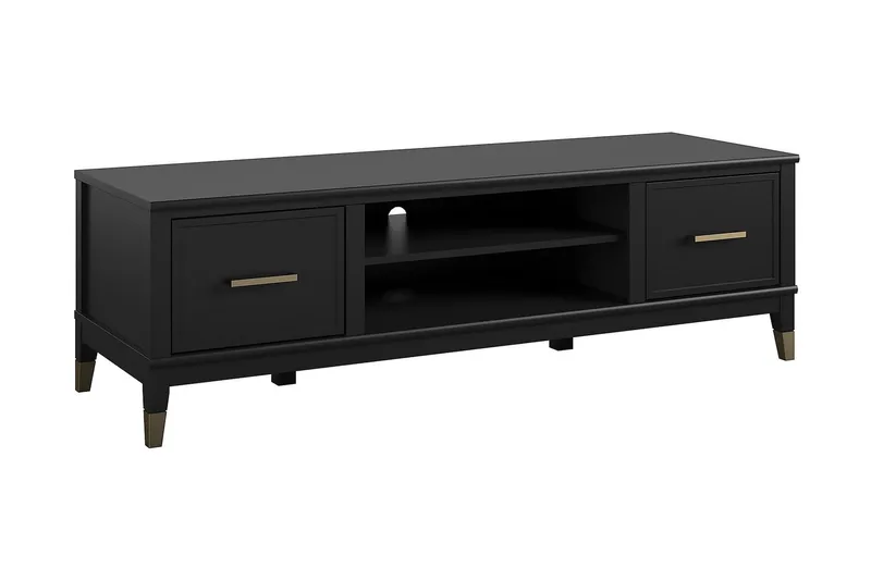 TV-taso Westerleigh 152x50 cm Musta - Huonekalut - TV- & Mediakalusteet - Tv taso & Mediataso