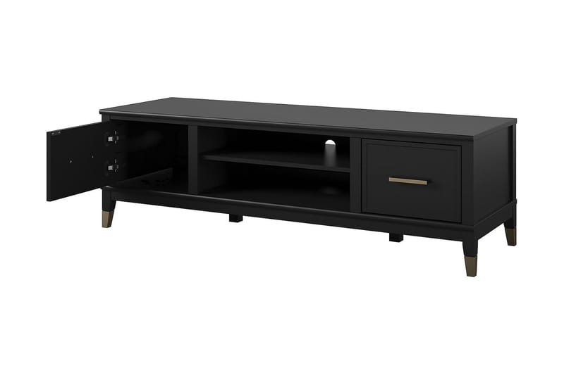 TV-taso Westerleigh 152x50 cm Musta - Huonekalut - TV- & Mediakalusteet - Tv taso & Mediataso
