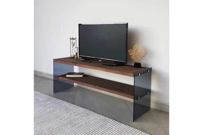 TV-taso Westoncommon 120 cm - Pähkinä - Huonekalut - TV- & Mediakalusteet - Tv taso & Mediataso
