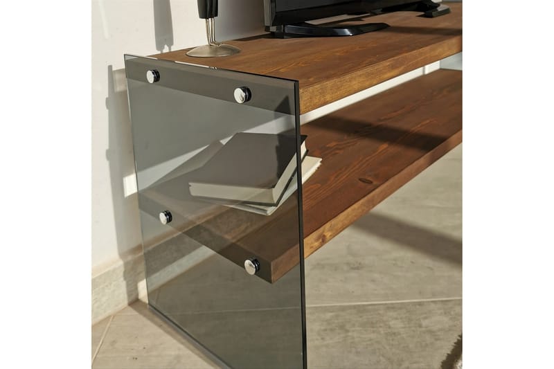 TV-taso Westoncommon 120 cm - Pähkinä - Huonekalut - TV- & Mediakalusteet - Tv taso & Mediataso