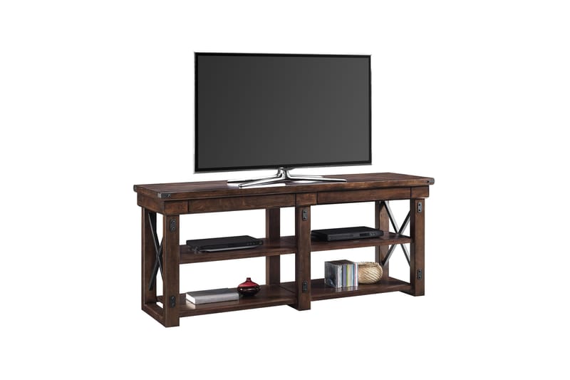 TV-taso Wildwood 160x48 cm Tummanruskea - Dorel Home - Huonekalut - TV- & Mediakalusteet - Tv taso & Mediataso
