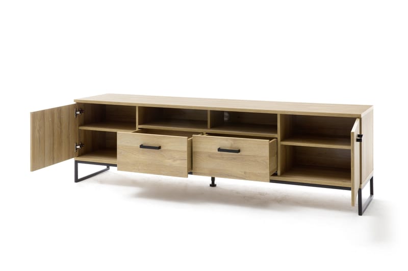 TV-taso Wimm 201 cm - Puu/Luonnonväri - Huonekalut - TV- & Mediakalusteet - Tv taso & Mediataso