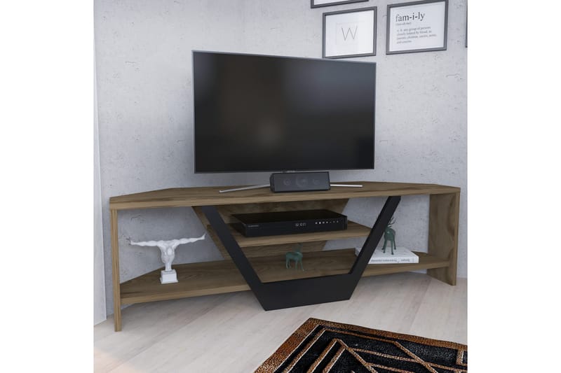 TV-taso Zakkum 120x36,8 cm - Ruskea - Huonekalut - TV- & Mediakalusteet - Tv taso & Mediataso