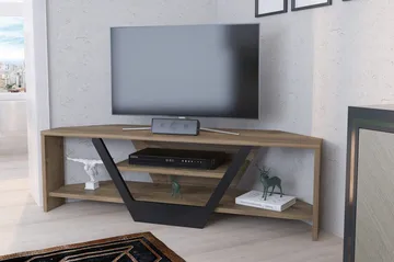TV-taso Zakkum 120x36,8 cm - Ruskea - Huonekalut - TV- & Mediakalusteet - Tv taso & Mediataso