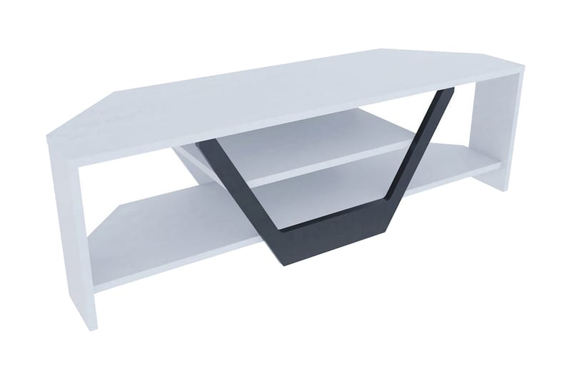 TV-taso Zakkum 120x36,8 cm - Valkoinen - Huonekalut - TV- & Mediakalusteet - Tv taso & Mediataso