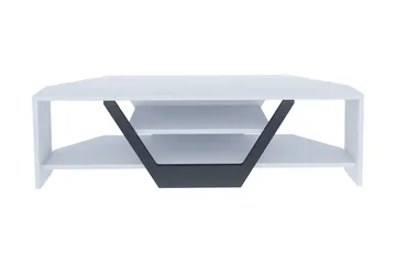 TV-taso Zakkum 120x36,8 cm - Valkoinen - Huonekalut - TV- & Mediakalusteet - Tv taso & Mediataso