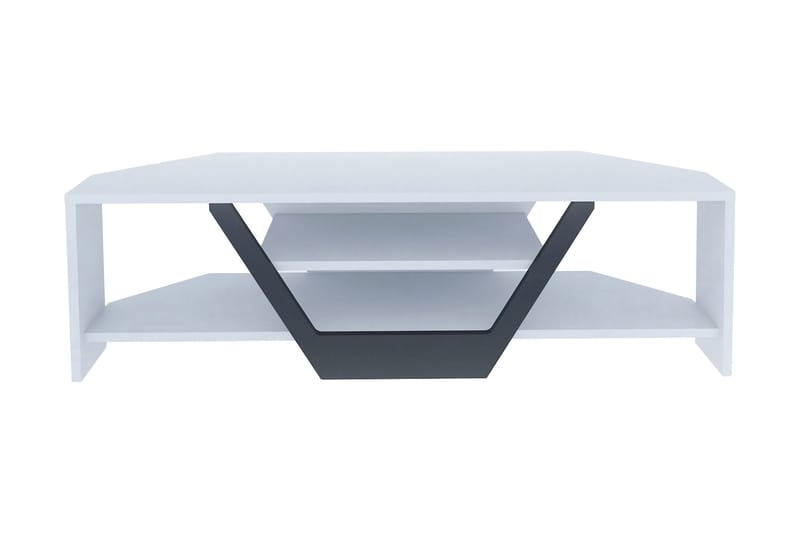 TV-taso Zakkum 120x36,8 cm - Valkoinen - Huonekalut - TV- & Mediakalusteet - Tv taso & Mediataso